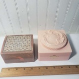 Lot of 2 Vintage Makeup Boxes