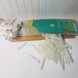 Low Temp Glue Gun and Assortment of Glue Sticks