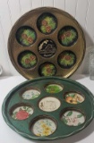 2 Vintage Serving Trays