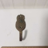 Small Brass Pineapple Key Hook