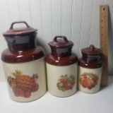 Vintage McCoy Canister Set