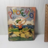 1940 Pinocchio Hardcover Book with Dust Cover