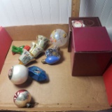 Box Lot of Assorted Christmas Decor