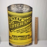 Dental Snuff Paper Sign - Reproduction