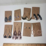 Lot of 8 Pairs New Earrings