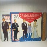 Lot of 3 Presidential Paper Doll Books