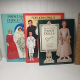 Lot of 3 Assorted Paper Dolls Books