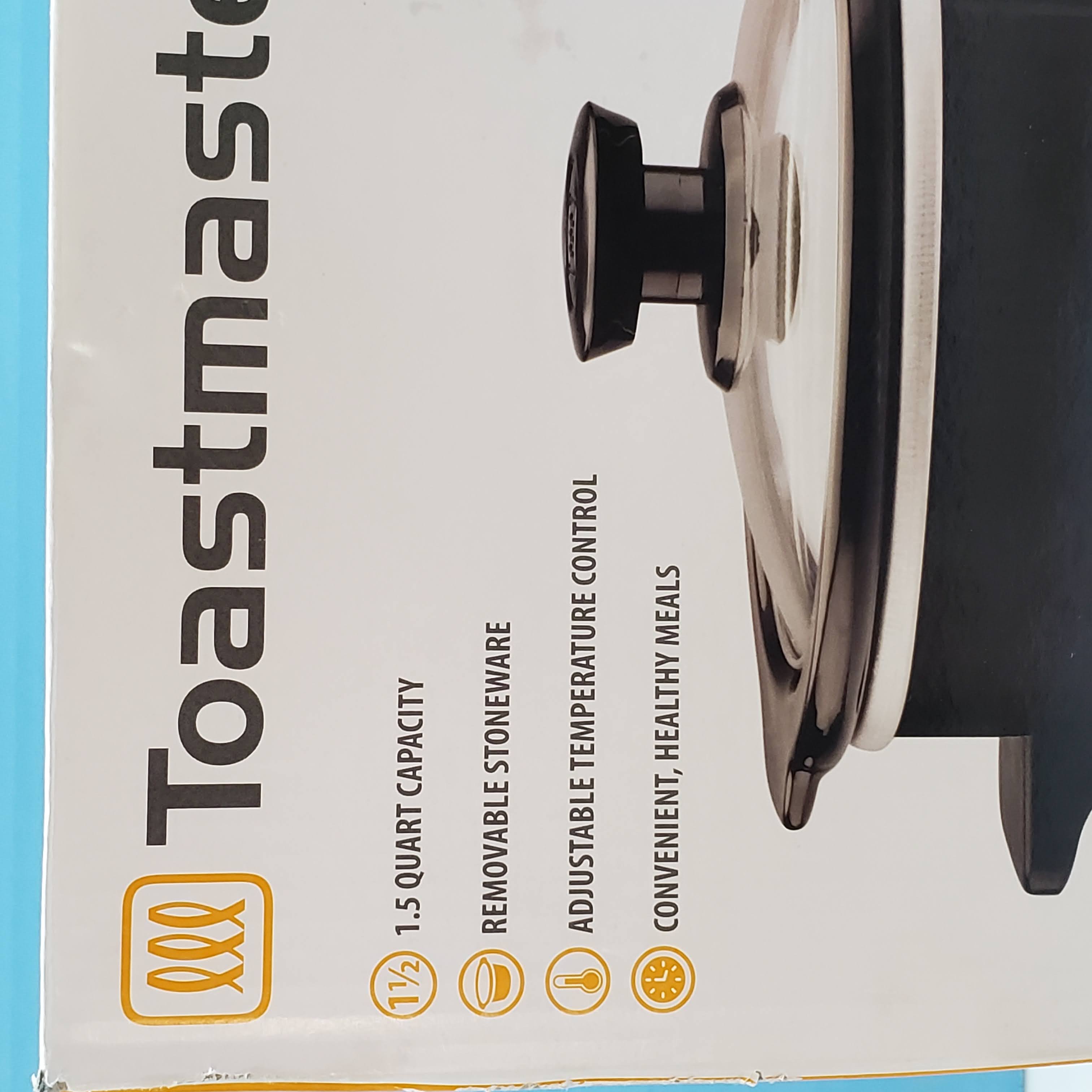 Sold at Auction: Toast Master 1.5 Quart Slow Cooker, Brand New