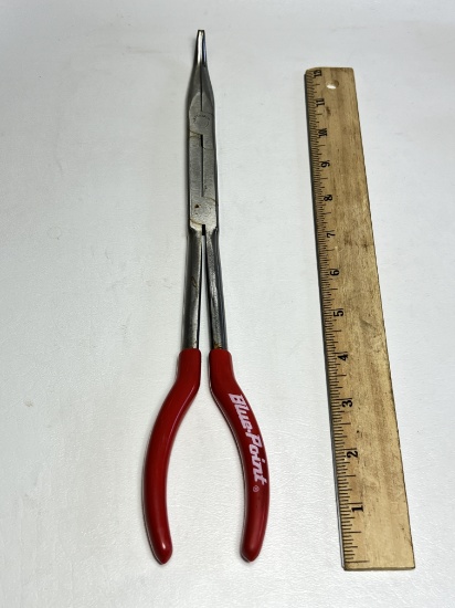 Blue-Point Tools 913DJBCP Long-Neck Bent Needle Nose Pliers