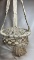 New Macramé Plant Holder with Tags