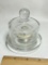 Small Glass Candle Holder with Dome