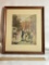 Vintage George Washington Print at Christ Church in Frame