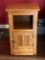 Surewood Oak End Table with Lower Cabinet