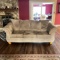 Excellent Beige Sofa with Wooden Legs