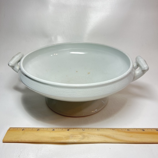 Ironstone China Double Handled Pedestal Bowl by J & G Meakin