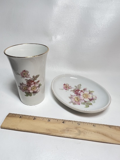 Porcelain Dish & Cup Made in West Germany