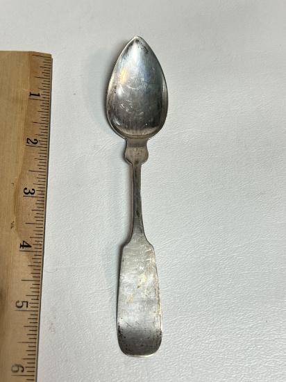 Antique N Matson Coin Silver Spoon