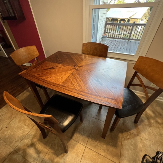 Beautiful Wooden 5 Pc Dining Set