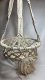 New Macramé Plant Holder with Tags