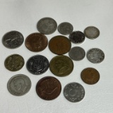 Lot of Various Foreign Coins