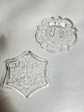 Pair of Glass Ornaments