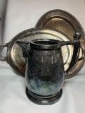 Lot of Early Silver Plated Serving Pieces