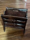 Mahogany Duncan Phyfe Magazine Holder