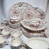 Beautiful Johnson Bros. Rose Chintz 6 Piece Serving Set Made in England