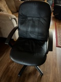 Tall Back Black Rolling Office Chair
