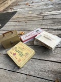 Lot of Various Tins & Cigar Boxes