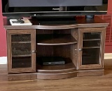 Television Stand with Two Side Cabinets
