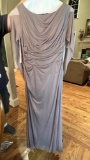 Azazie Mother-of-the-Bride/Groom Taupe Dress Size A8