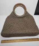 The Sak Handbag with Wooden Handles