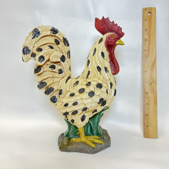 Molded Resin Chicken Figurine