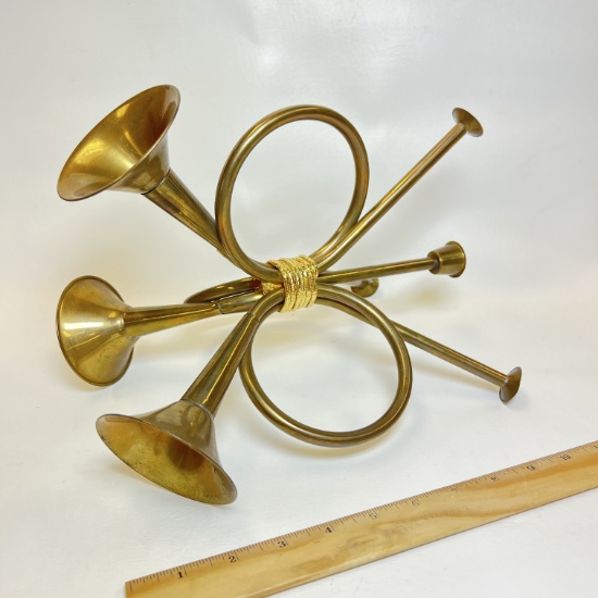Brass French Horns Decoration