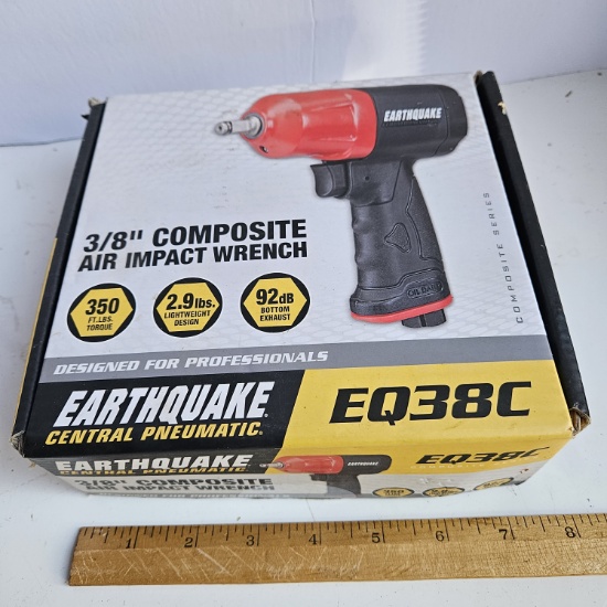 New Earthquake 3/8” Composite Air Impact Wrench Model EQ38C