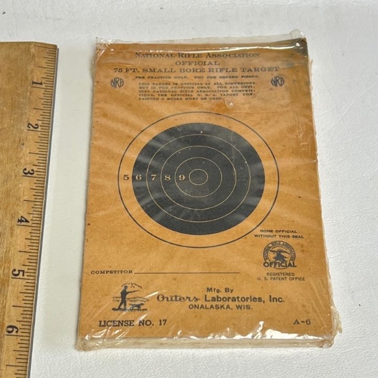 National Rifle Association Official 75 ft. Small Bore Rifle Targets