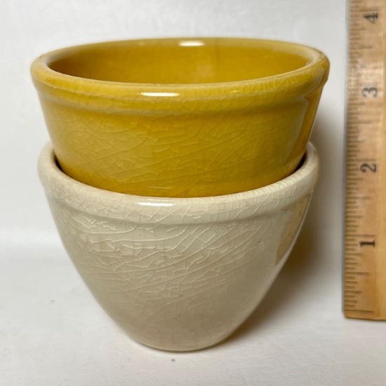 Pair of Small Pottery Bowls