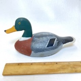 Hand Painted Small Duck Figurine Signed by Artist on Bottom