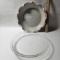 Pyrex and Ruffled Edge Pottery Pie Dishes