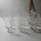 Lot of 9 Vintage Etched Glasses