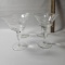 Lot of 4 Vintage Etched Glasses, 2 Different Sizes