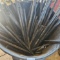 Trash Can Filled with Assorted Size Metal Porch Railing Pickets