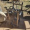 Iron Fireplace Log and Tool Holder
