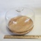 Wood Cake Plate with Glass Dome
