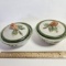 Lot of 2 Louisville Stoneware Bowls with Lids