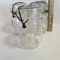 Lot of 3 Pint Size Atlas EZ Seal Jars with Glass Lids and Bail Wire