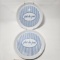 Lot of 2 Dept. 56 A la Carte Plat Du Jour Plates