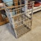 Lot of 2 Antique Biltmore Dairy Metal Milk Crates