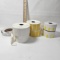 6 Rolls of Assorted Pricing Labels and 1 Roll of Security Stickers